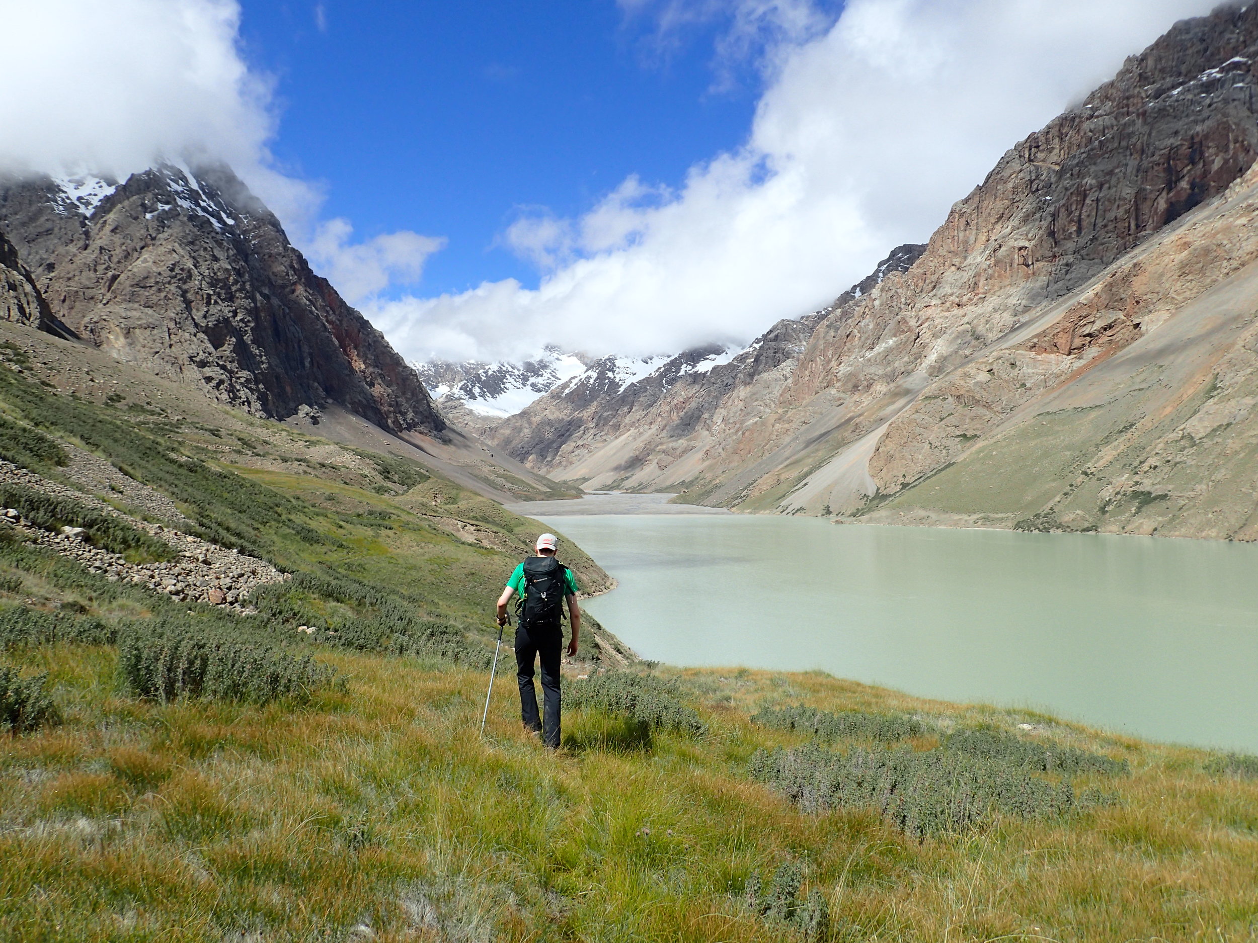... and the stunning view up the valley