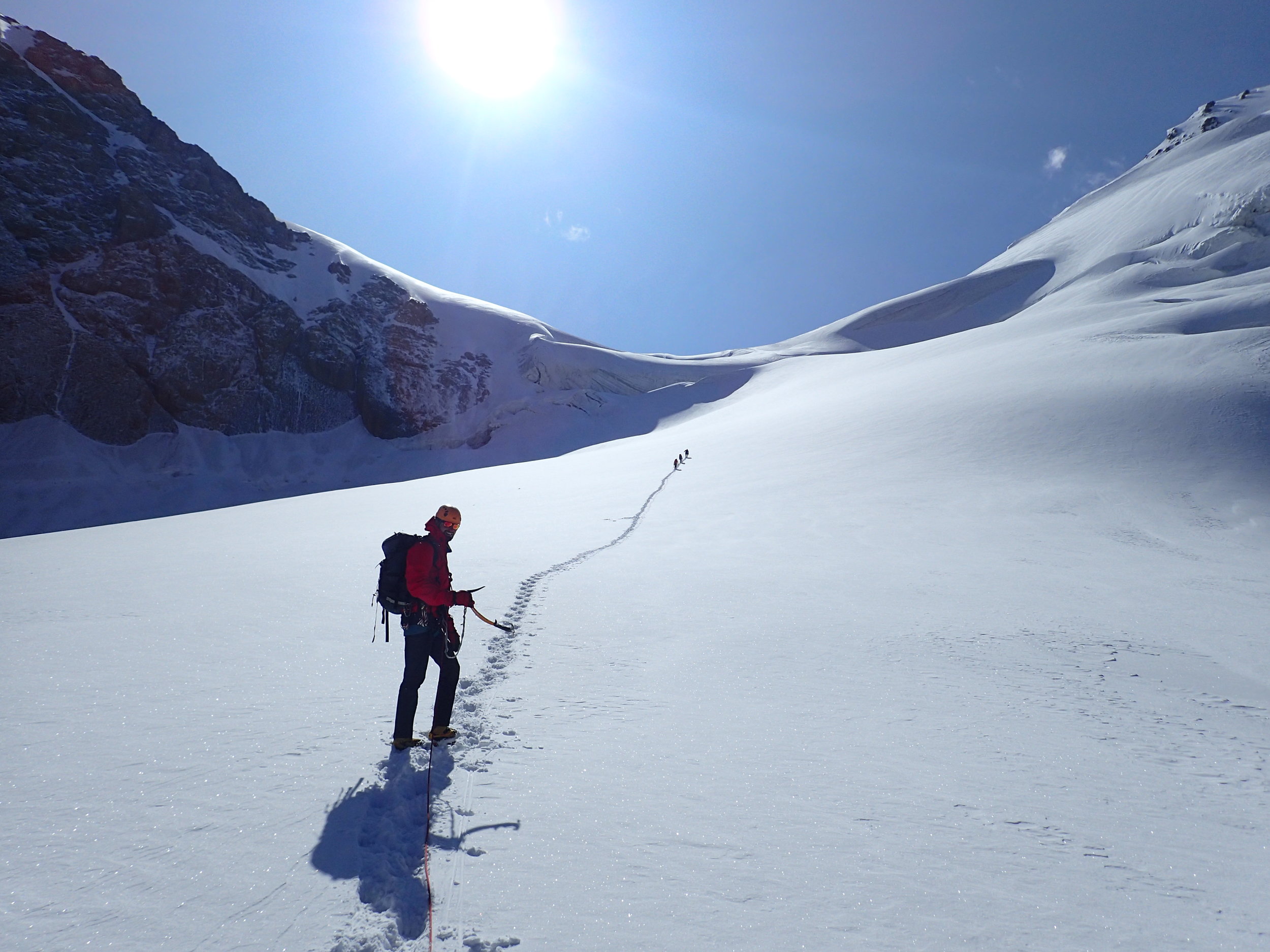 David on the ascent to 5000m